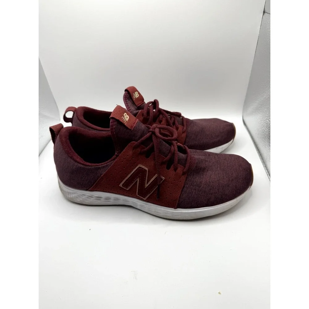 New‎ Balance Fresh Foam Sport WSPTCT1 Womens 10 Sneaker Deep Wine Running Shoes